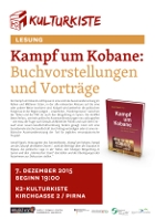 07.12.2015: Buchlesung "Kampf um Kobanê" und Diskussion